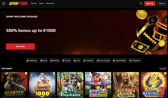 Page Casino Overview Image